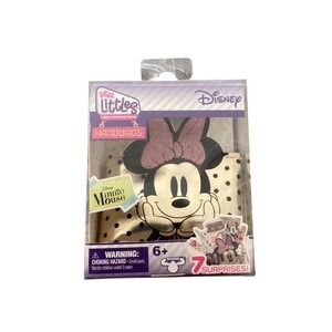 Disney Minnie Mouse Real Littles Handbag Moose Toys Gold Polka Dot 7 Surprises